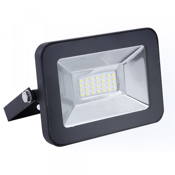 Фото Прожектор светодиодный ultraflash lfl-2001 c02 черный (led smd прожектор, 20 вт, 230в, 6500к)