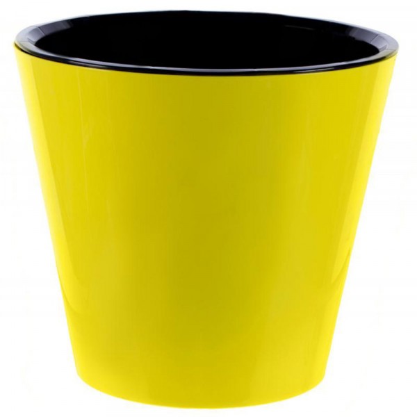 Фото Горшок для цветов  d16см 1,6л желтый