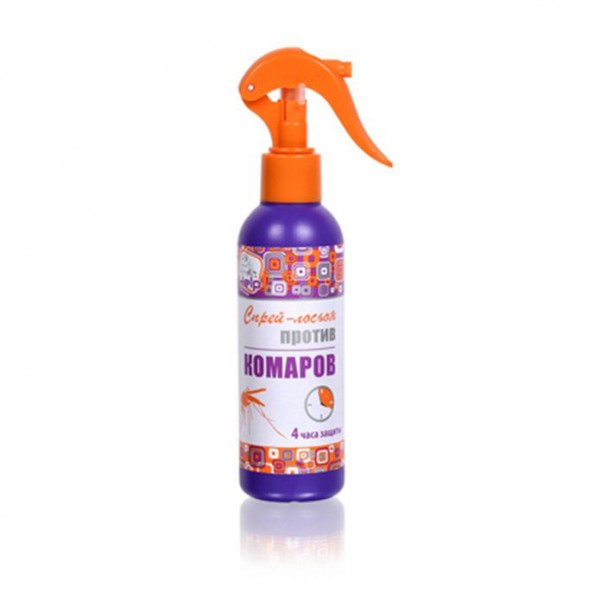 Фото Спрей-лосьон help от комаров 200мл, с курковым распылителем, 4 часа защиты, репеллентный