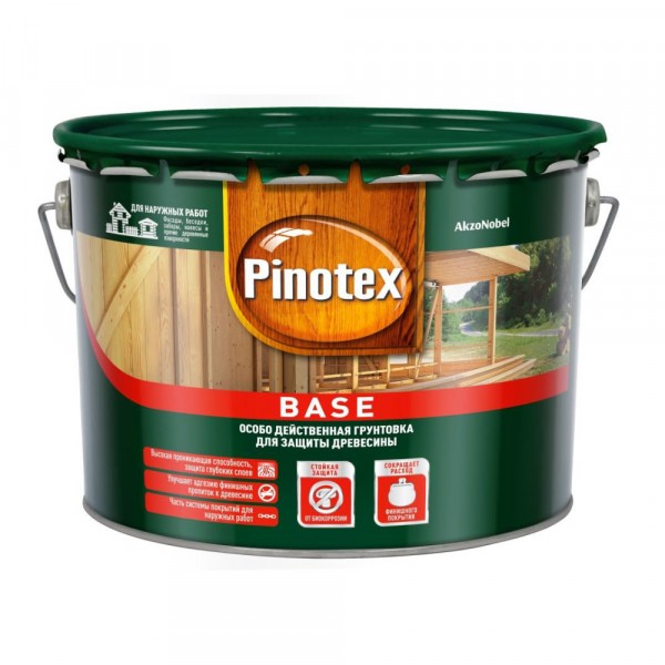 

грунт-антисептик pinotex base 9л