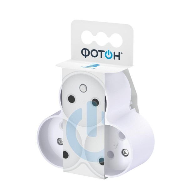 Фото Разветвитель электрический (тройник) фотон ам 6-3,  6а