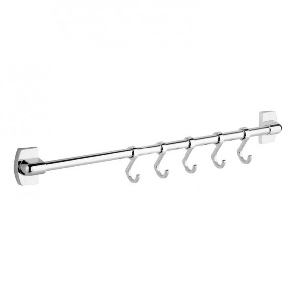 Фото Крючки-бегунки 5 шт на рейлинге 40 см for-kb405