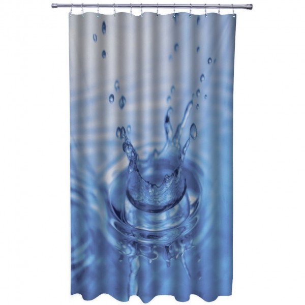 Фото Шторка д/ванной всплеск + набор колец ph09 200*210