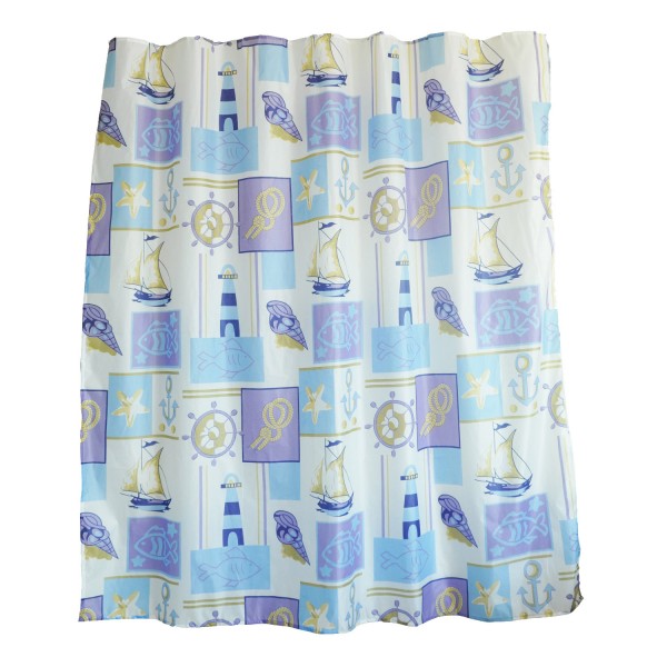 Фото Шторка д/ванной штурвал ph62 200*210