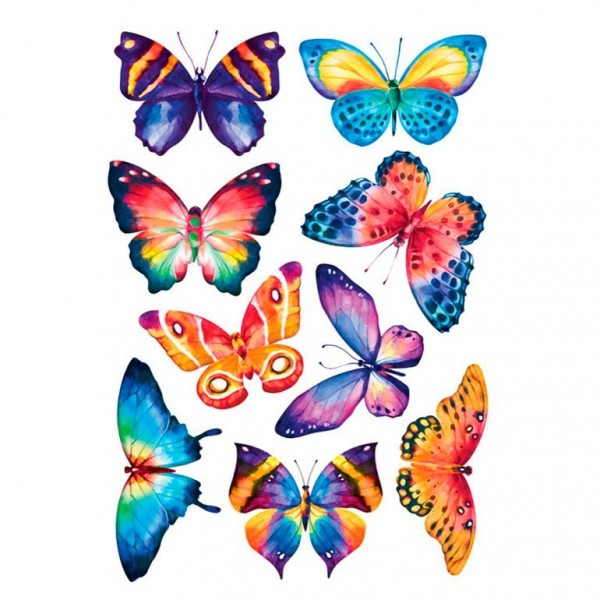 Фото Декоретто акварельные бабочки аi 1006