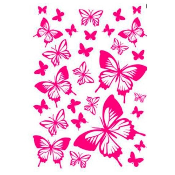 Фото Декоретто бабочки розовые ае 4002