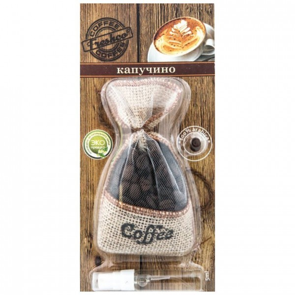 Фото Ароматизатор на подвеске freshсo coffee капучино cf-01