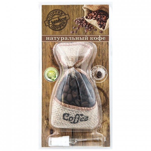 Фото Ароматизатор на подвеске freshсo coffee натуральный кофе cf-11