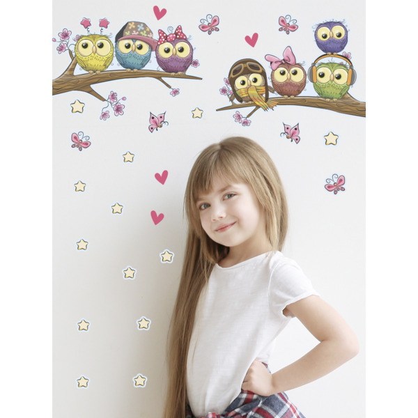 Фото Декоретто совушки на ветках kn 4026