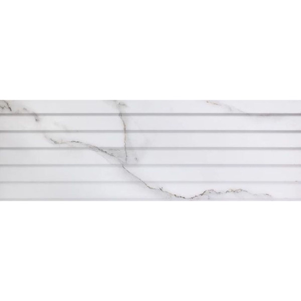 Фото Плитка настенная barabass white rustic b 30*90 серый 1034