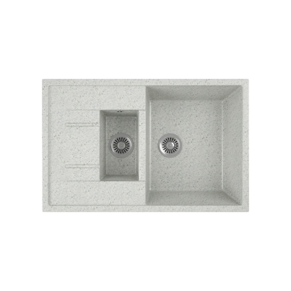 Фото Мойка кухонная мраморная greenstone 77x50 grs-21k-310 серый