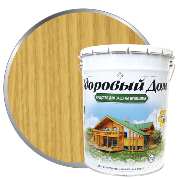 Фото Деревозащитное средство здоровый дом 20,0л сосна