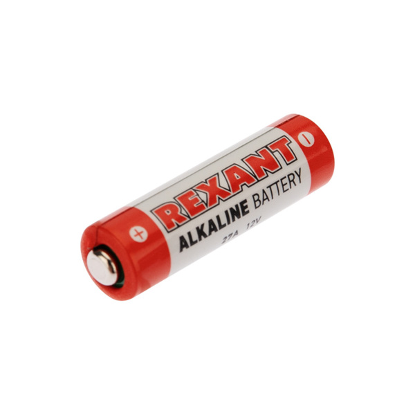 

батарейка алкалиновая lr27a высоковольтная 12в, rexant, 1шт.