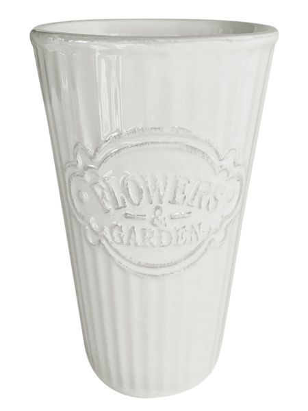 Фото Ваза 10х16,5см геральд керамика 17069-3/белый