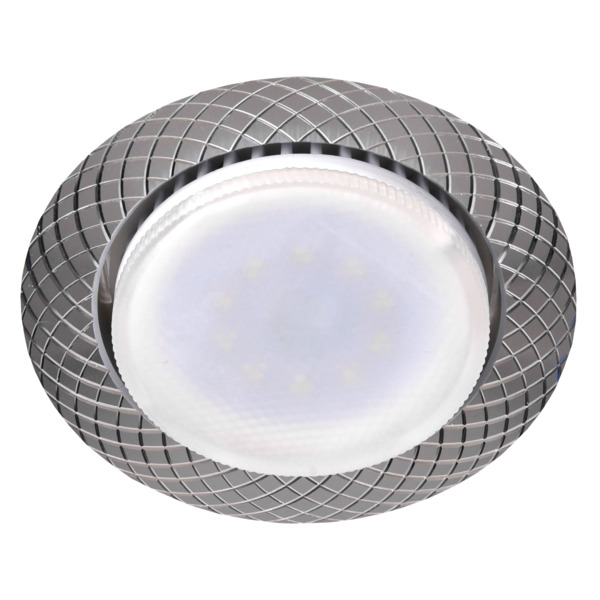 Фото Светильник точечный эра kl 76 gx53 ip20 серебристый б0048961