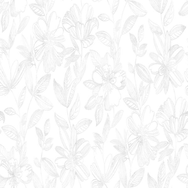 Фото Обои 60216-04 leticia эрисманн винил на флизе 1,06*10,05м флористика белый