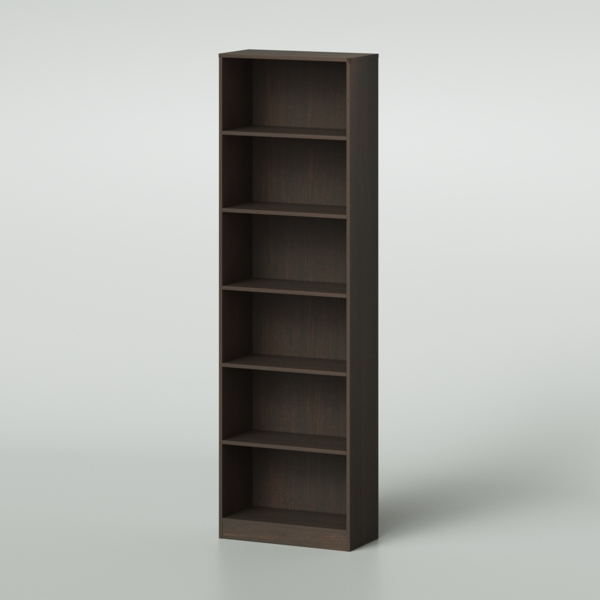 Фото Стеллаж bruno daily 60 600х280х2100 венге темный