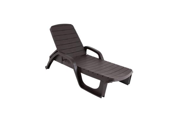 Фото Шезлонг прованс (титан) шоколадный