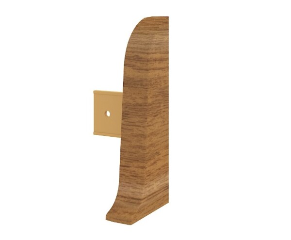 Фото Заглушки пвх 58 мм дуб жженый 533 vilo profi 2 шт