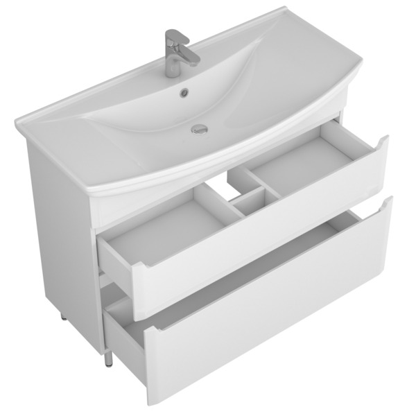 Фото Тумба под раковину подвесная uncoria стиль делия 105 (510517)