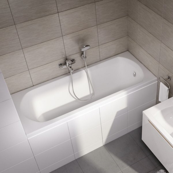 Фото Ванна акриловая прямоугольная ravak 150х70 c641000000