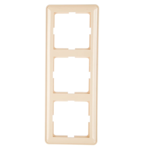 Фото Рамка (слоновая кость, трехместная) schneider electric wessen w59 kd-3-28