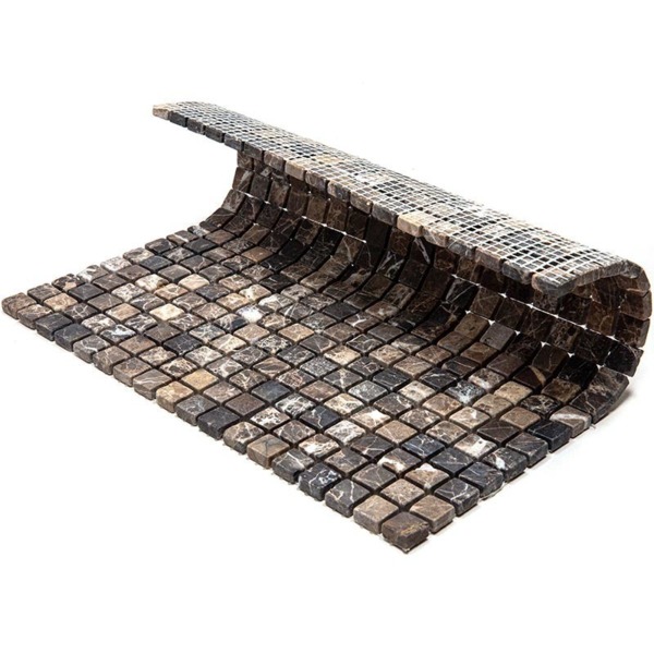 

мозаика из мрамора 30,5*30,5natural коричневый 7m022-15t (emperador dark)