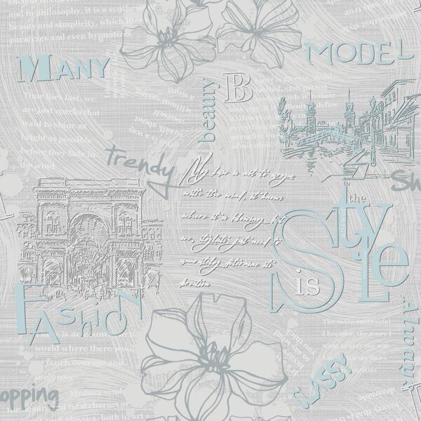 обои пермь стайл 1058-09п бумага 0,53*10,05м подростковые серый