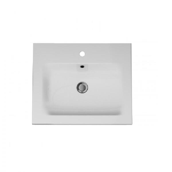 

раковина мебельная am.pm spirit 2.0 60см m70awcc0602wg, белый, глянец