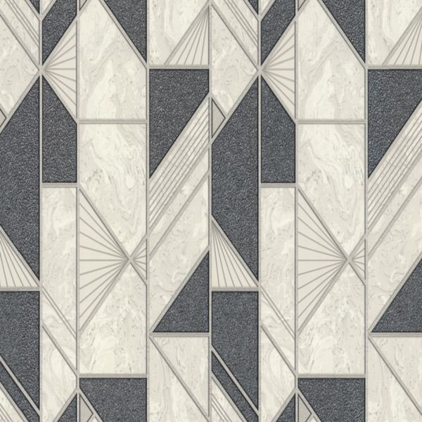 Фото Обои 70377-42 аспект роял флизелин 1.06x10м геометрия серый