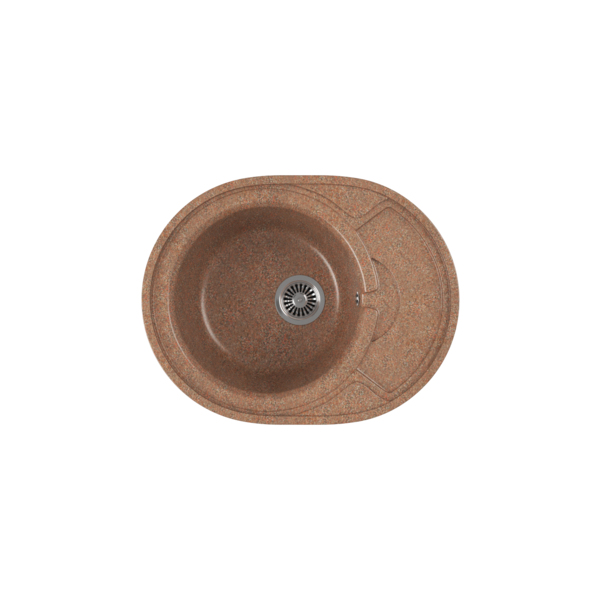 

мойка кухонная мраморная greenstone 57x45 grs-18k-307 терракот