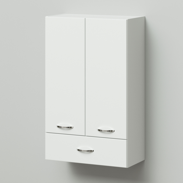 Фото Шкаф подвесной итана уют 60 600х305х960 универсальный с ящиком белый глянец