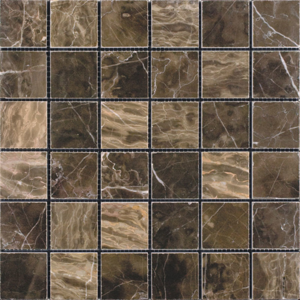 

мозаика из мрамора 30,5*30,5 natural коричневый 7m052-48p
