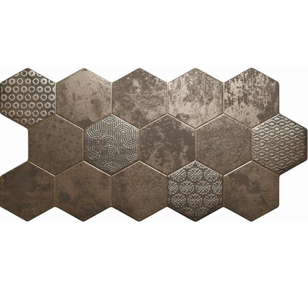 

керамогранит hive bronce коричневый 45,5x90 53567