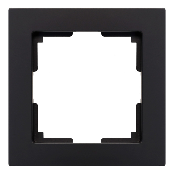 Рамка (черная, одноместная) smartbuy нептун sbe-06b-plastic-fr-1