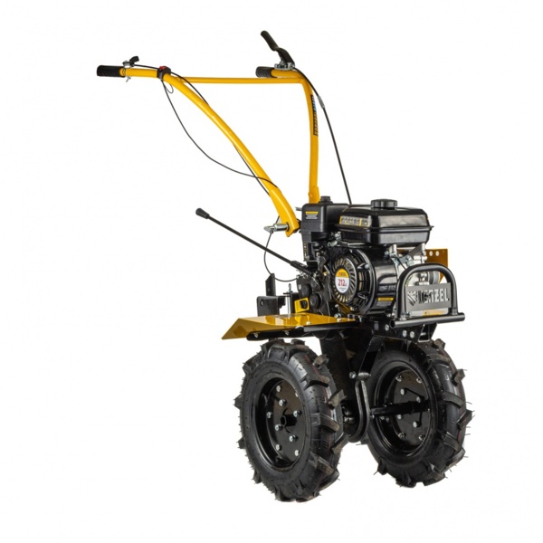 Мотоблок dpt-470 ,7 л.с.,шир 85 см,глуб 35 см, фрез 3х4,передачи 3в/1н denzel 56405