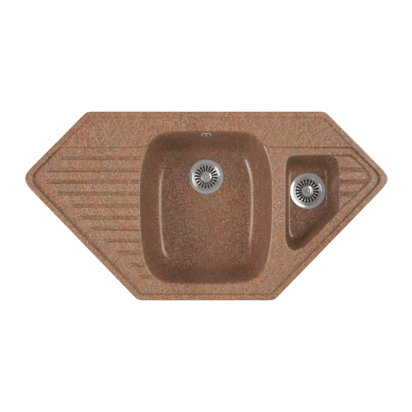 Фото Мойка кухонная мраморная greenstone 98x50 grs-10k-307 терракот