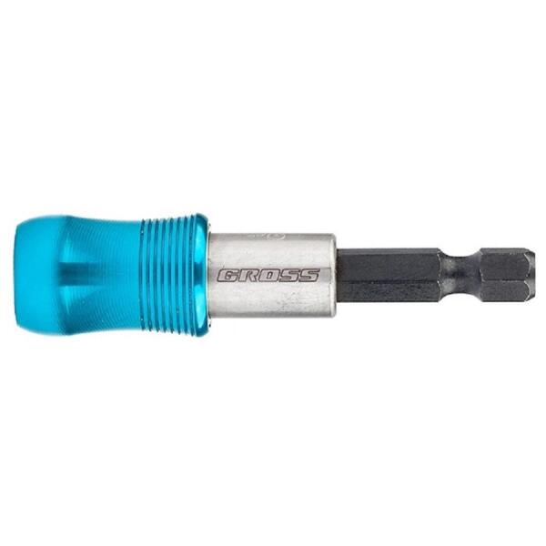 Фото Адаптер для бит магнитный 65мм 1/4 с держателем , gross 11342