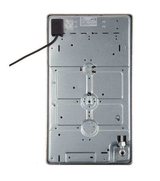 варочная поверхность встраиваемая газовая 2 конфорки серая ore lga30