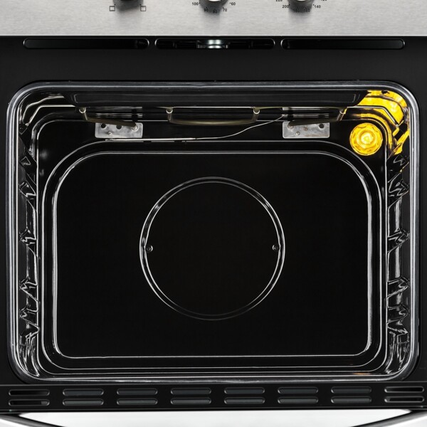 духовой шкаф электрический 60см черный серый krona noce 60 ix