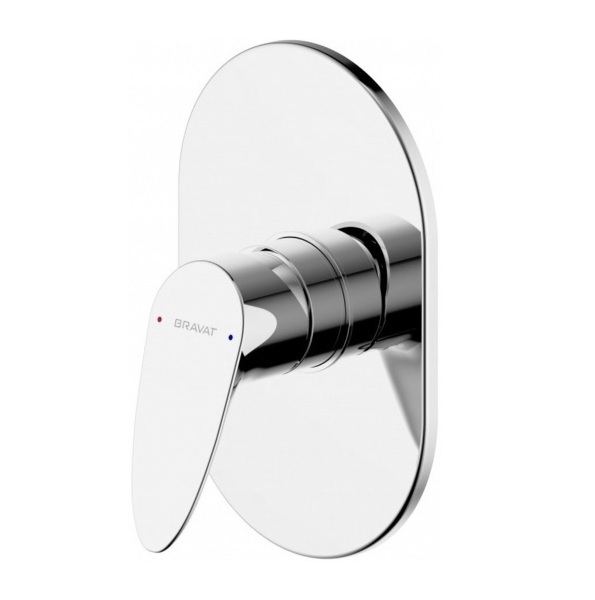 Фото Смеситель встраиваемый в стену bravat drop pb84898cp-rus