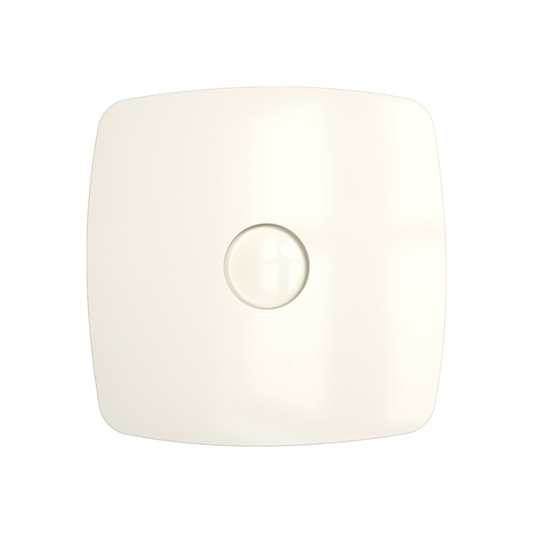 Фото Вентилятор вытяжной осевой накладной 125мм rio 5c ivory, бежевый, с обр. клапаном, diciti