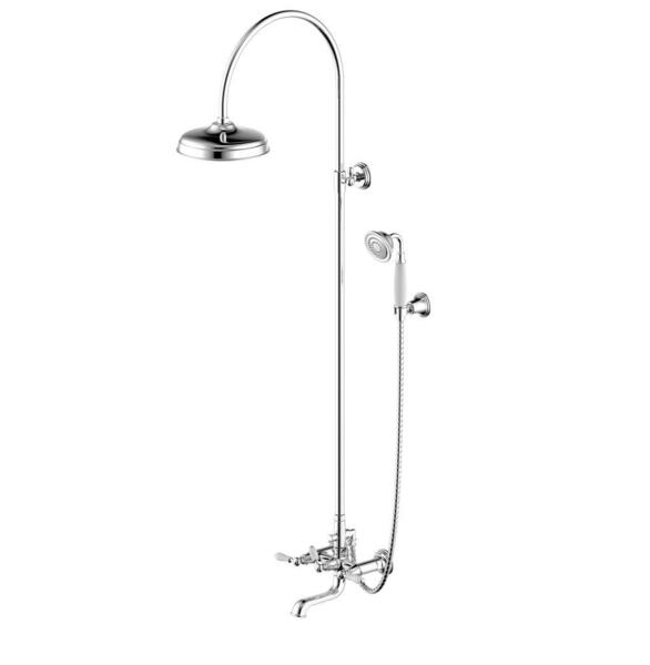 Фото Душевая колонна со смесителем для ванны bravat f65193cp-a2-rus