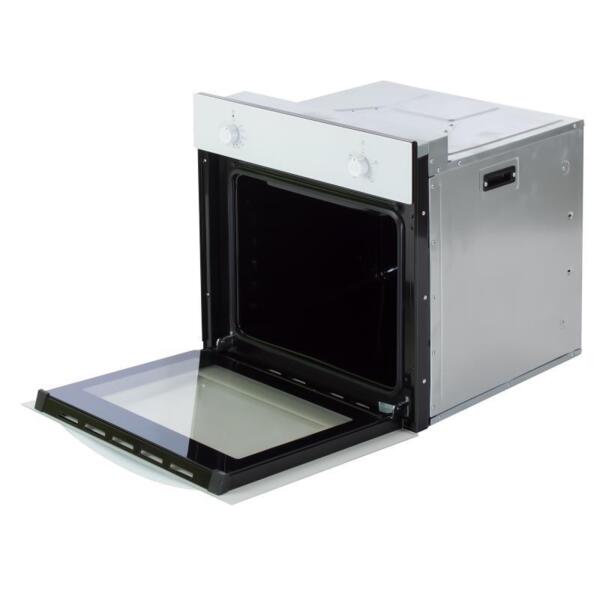 шкаф духовой 60 см 4 функции белое стекло ore va60w