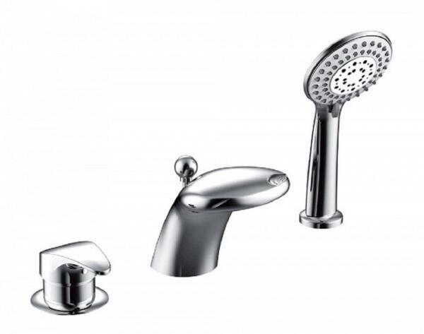 

смеситель для ванны на 3 отверстия bravat cobra f5140197cp-1-rus