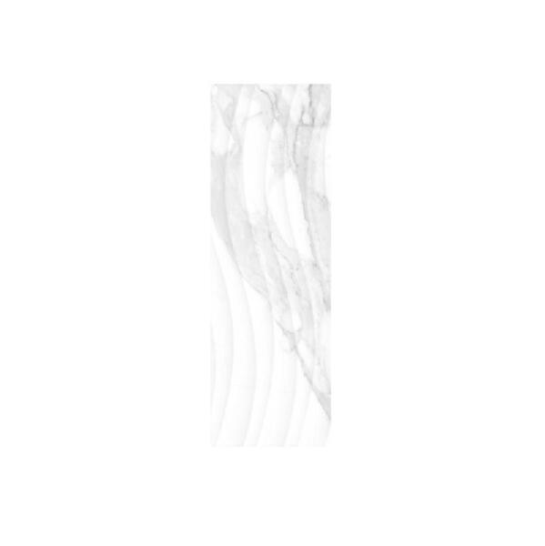 

плитка настенная calacatta onda белый 25x75 52769