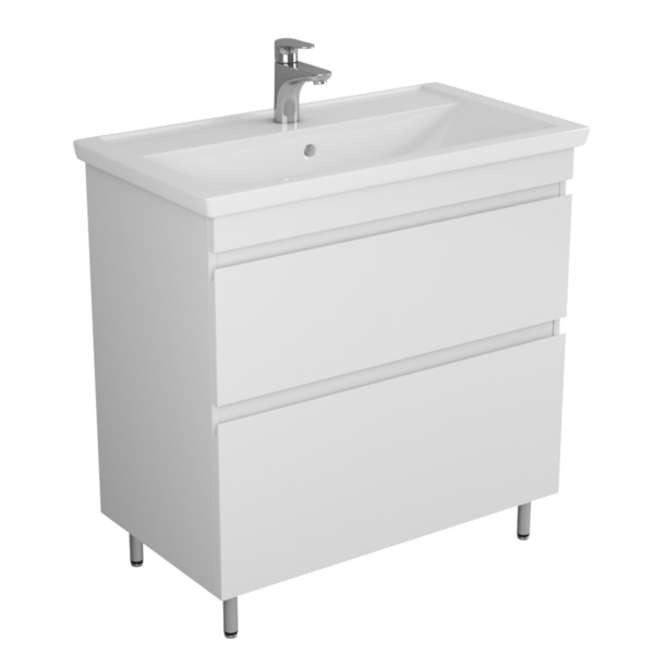 Фото Тумба под раковину uncoria фостер арно 80 (58002) белая