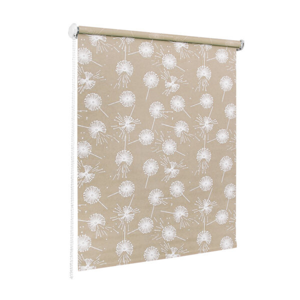 Фото Штора рулонная эскар одуванчик однотонная 98*170см бежевый 379231098170