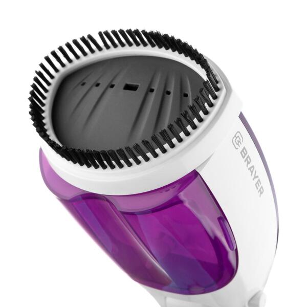Фото Отпариватель ручной (бело-фиолетовый, 1200вт) brayer br4121