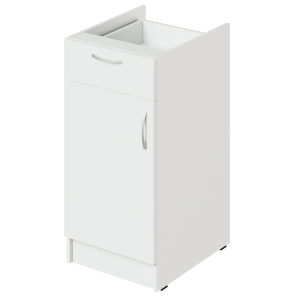 Фото Шкаф-стол рабочий 400х500х820 я1 без столешницы белый